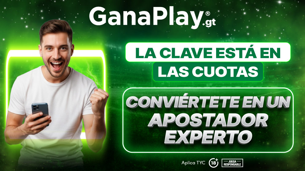 Guía de apuestas deportivas de GanaPlay Guatemala para entender cuotas.