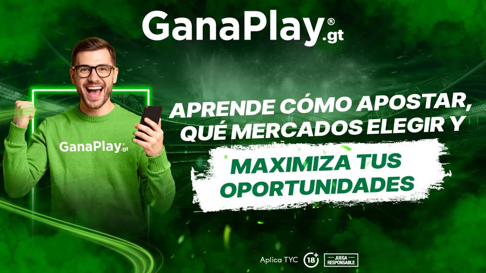 Aprende a ganar con apuestas deportivas en Guatemala con la guía de Ganaplay. Explora la mejor casa de apuestas en Guatemala, apuestas en vivo, mercados populares y más para tus apuestas.