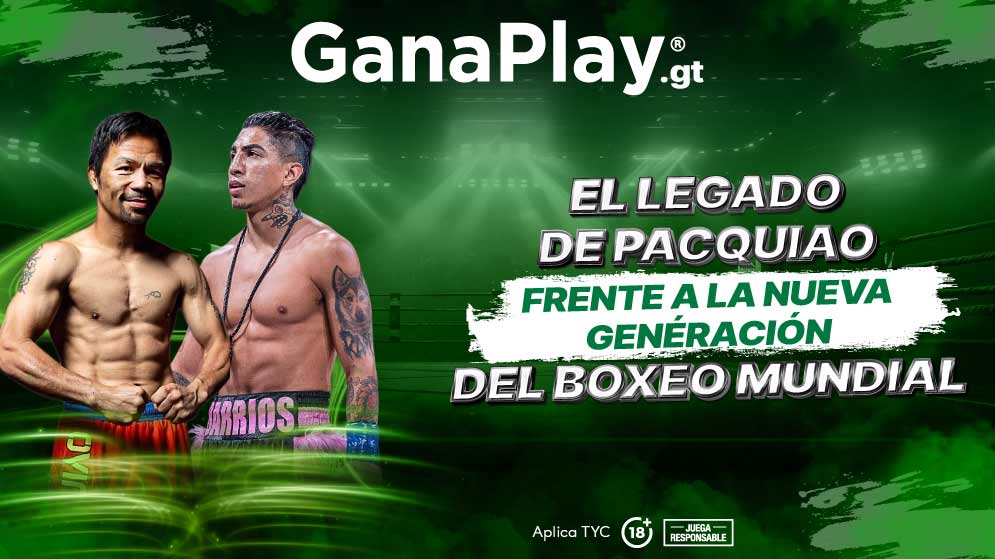 Manny Pacquiao vs Mario Barrios se enfrentan por el título Welter. haz tus apuestas y gana en Ganaplay. ¡Apuesta ya!