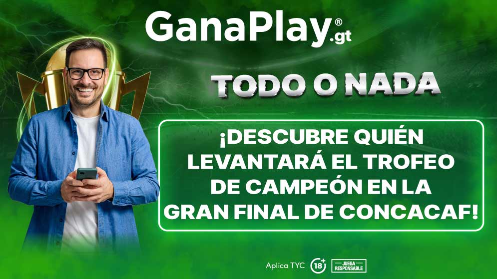 Apuestas de la Final Copa de oro en Ganaplay, con las mejores cuotas y mercados. ¡Registrate y gana en grande en Ganaplay!