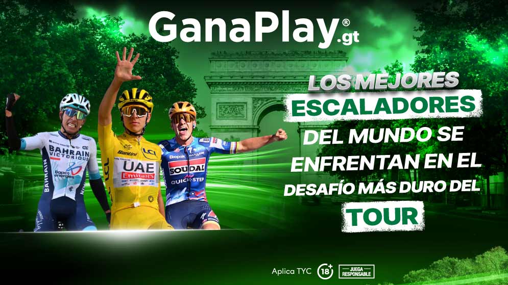 Viví la etapa más dura del Tour de Francia, analizá cuotas y apostá en GanaPlay. Táctica y emoción para tus apuestas deportivas en carreras de ciclismo.