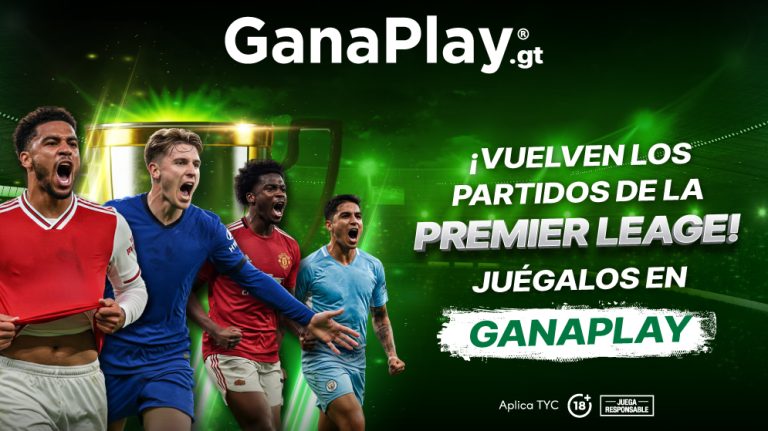 Partidos de la Premier League en GanaPlay Guatemala, con apuestas deportivas y estadísticas en tiempo real.