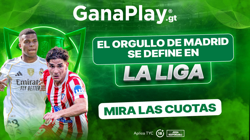 Atlético Madrid vs Real Madrid en LaLiga España con apuestas deportivas en Guatemala