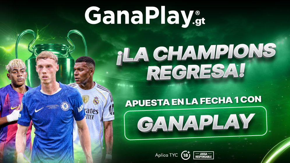 UEFA Champions League fecha 1 con calendario, partidos del Madrid y mercados de apuestas deportivas en GanaPlay Guatemala.
