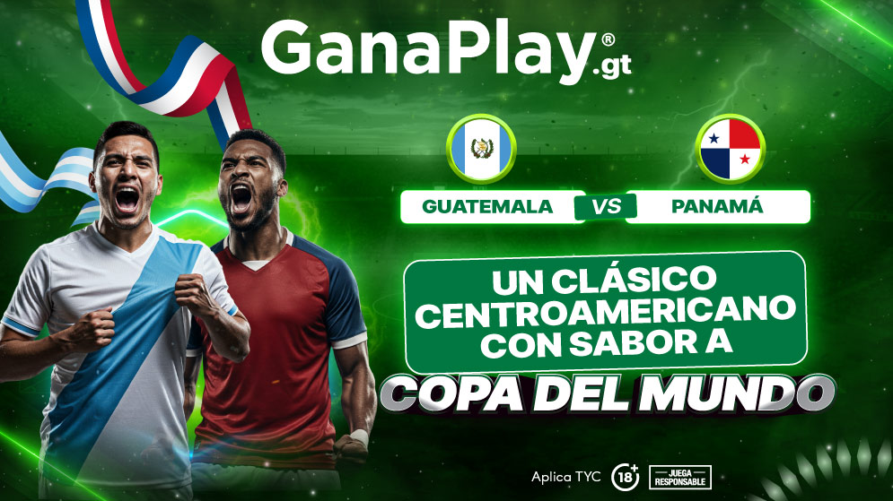 Apuestas del partido de Guatemala vs Panamá por las Eliminatorias al Mundial Concacaf. ¡Ingresa a Ganaplay, elige tus mercados y haz tus apuestas!