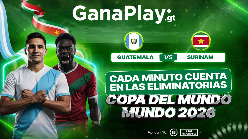 Guatemala vs Surinam en las eliminatorias Mundial Concacaf rumbo al Mundial 2026