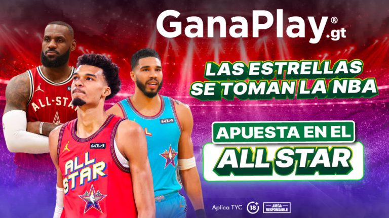NBA All Star 2026 con opciones de apuestas deportivas Guatemala en Ganaplay y mercados especiales del All Star Game NBA