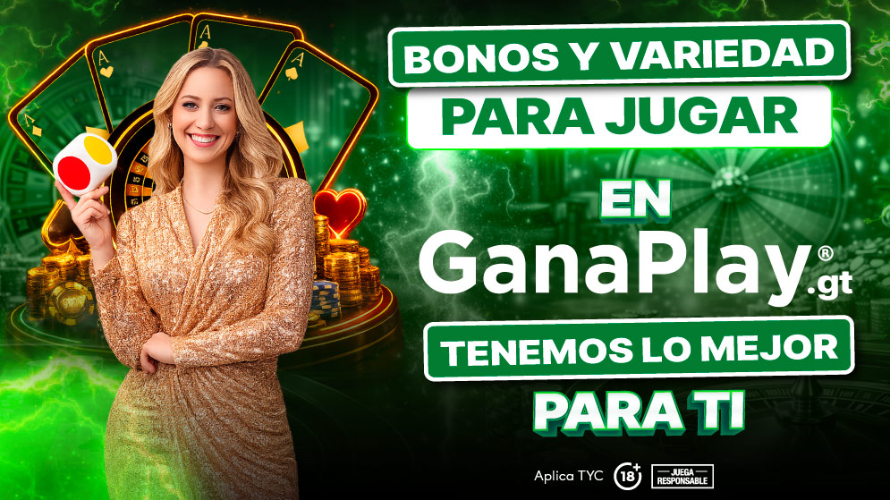 Mejor casino online Guatemala con poker online, ruleta online y juegos de casino en GanaPlay