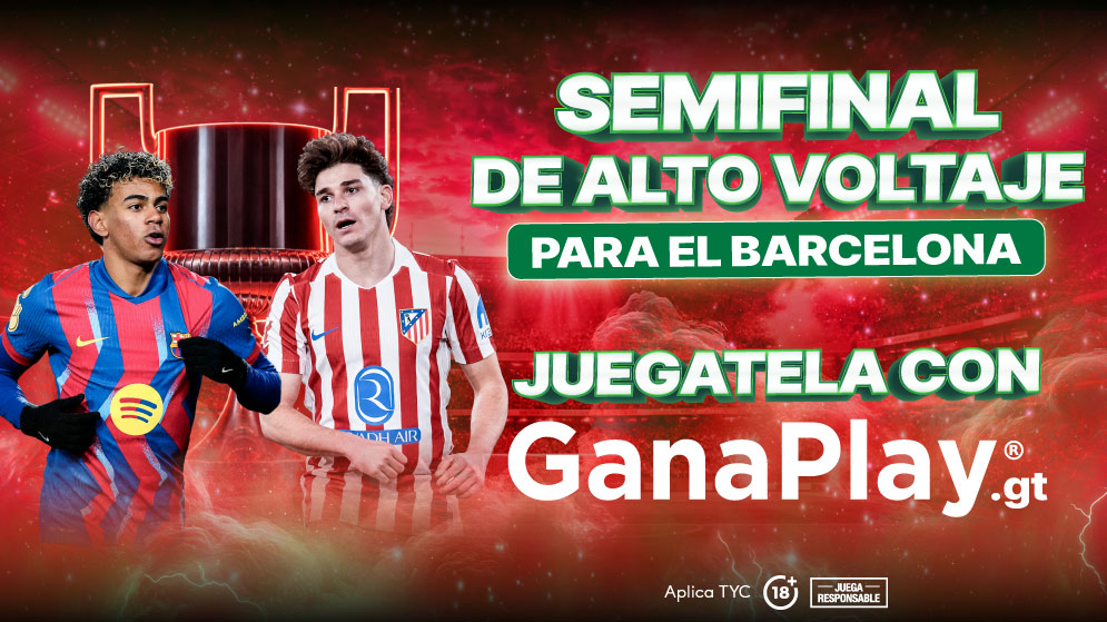 Barcelona vs Atlético Madrid semifinal Copa del Rey 2026 pronóstico y mejores apuestas deportivas Guatemala Ganaplay
