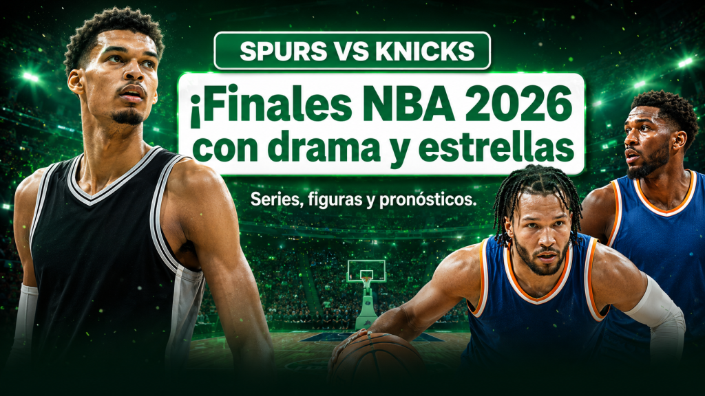 Finales NBA 2026 con New York Knicks esperando rival entre Thunder y Spurs, calendario de partidos y pronósticos de baloncesto Guatemala.