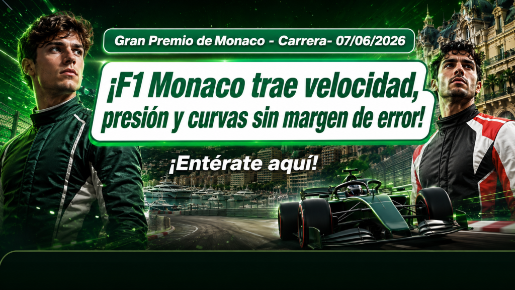 F1 Monaco 2026 en el Circuit de Monaco con Charles Leclerc, Kimi Antonelli y claves de clasificación F1 para GanaPlay Guatemala.