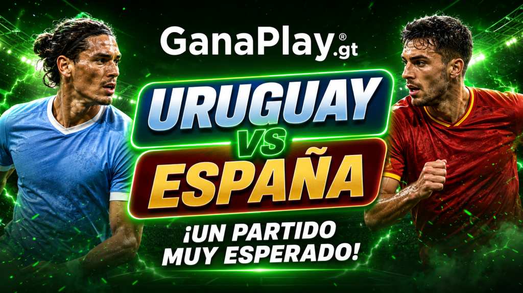 Jugadores de Uruguay y España antes del duelo decisivo del Grupo H de la Copa 2026.