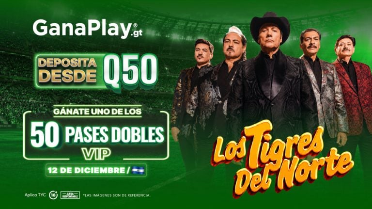 Sorteo Los Tigres Del Norte: 50 pases dobles VIP con GanaPlay